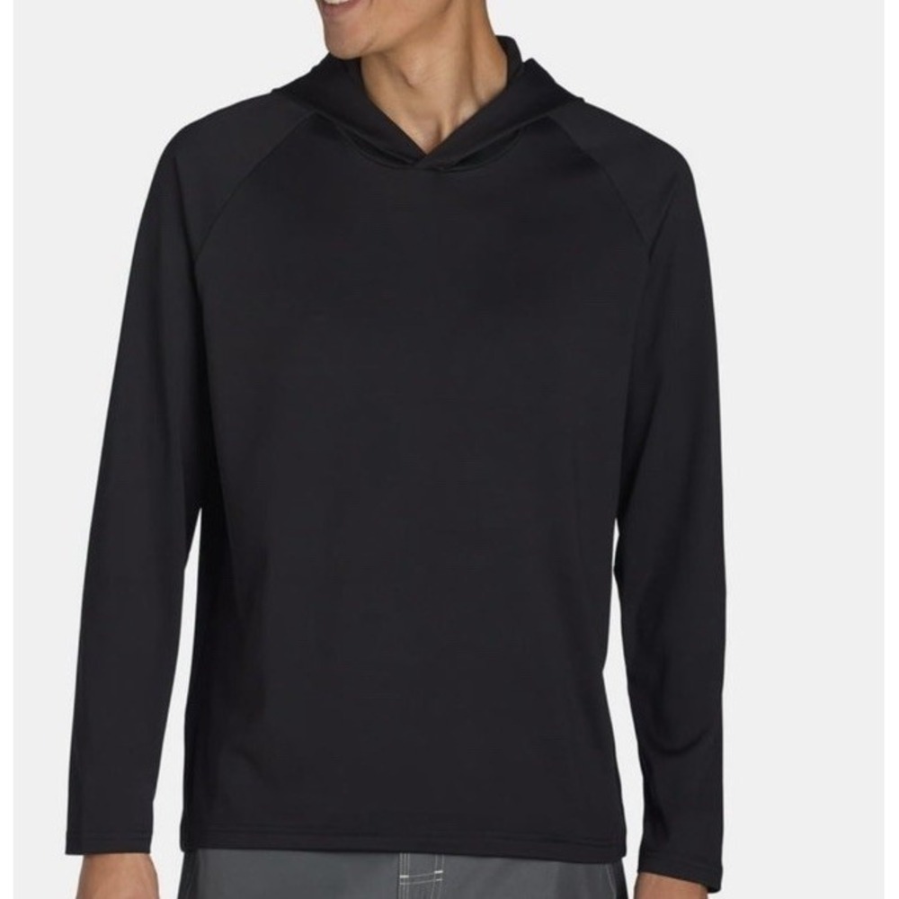 George Men Long Sleeve Blk/white Pullover Base Layer Hoodie Sz XL Lot Of 2 New